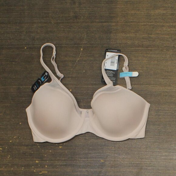 NWT Bali 3439 One Smooth U Ultra Lite Neckline Bra 3439 Sandshell Pink 34C - Picture 4 of 9